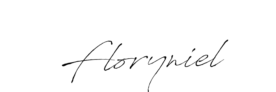 Floryniel stylish signature style. Best Handwritten Sign (Antro_Vectra) for my name. Handwritten Signature Collection Ideas for my name Floryniel. Floryniel signature style 6 images and pictures png