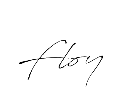 Floy stylish signature style. Best Handwritten Sign (Antro_Vectra) for my name. Handwritten Signature Collection Ideas for my name Floy. Floy signature style 6 images and pictures png