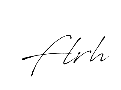 Use a signature maker to create a handwritten signature online. With this signature software, you can design (Antro_Vectra) your own signature for name Flrh. Flrh signature style 6 images and pictures png