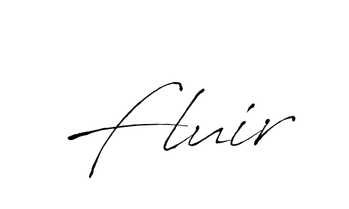 You should practise on your own different ways (Antro_Vectra) to write your name (Fluir) in signature. don't let someone else do it for you. Fluir signature style 6 images and pictures png