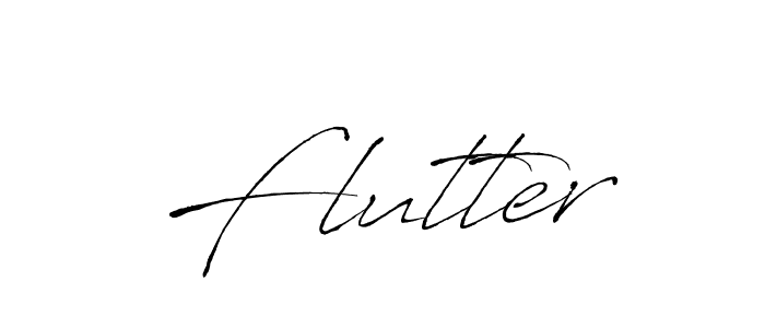 Similarly Antro_Vectra is the best handwritten signature design. Signature creator online .You can use it as an online autograph creator for name Flutter. Flutter signature style 6 images and pictures png