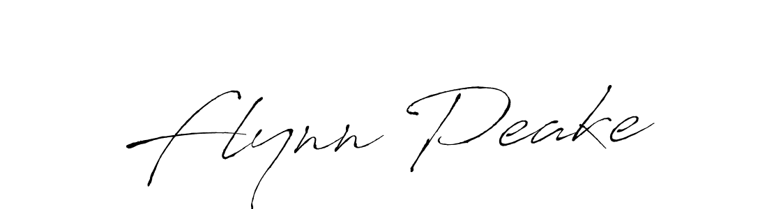 Make a beautiful signature design for name Flynn Peake. With this signature (Antro_Vectra) style, you can create a handwritten signature for free. Flynn Peake signature style 6 images and pictures png