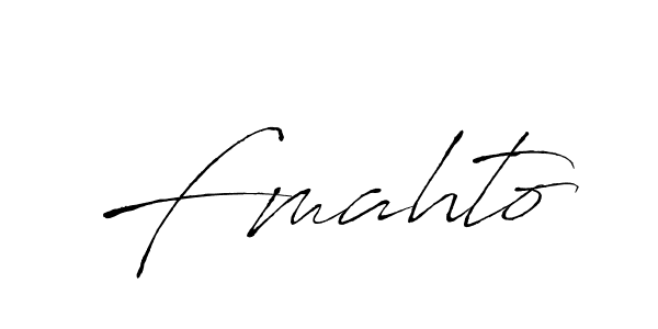 Also You can easily find your signature by using the search form. We will create Fmahto name handwritten signature images for you free of cost using Antro_Vectra sign style. Fmahto signature style 6 images and pictures png