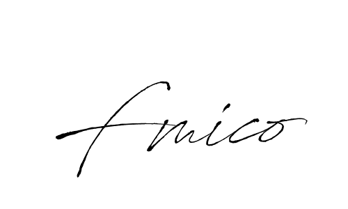 How to make Fmico signature? Antro_Vectra is a professional autograph style. Create handwritten signature for Fmico name. Fmico signature style 6 images and pictures png