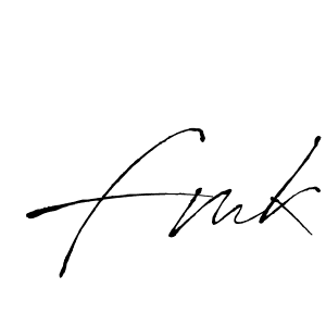 Create a beautiful signature design for name Fmk. With this signature (Antro_Vectra) fonts, you can make a handwritten signature for free. Fmk signature style 6 images and pictures png