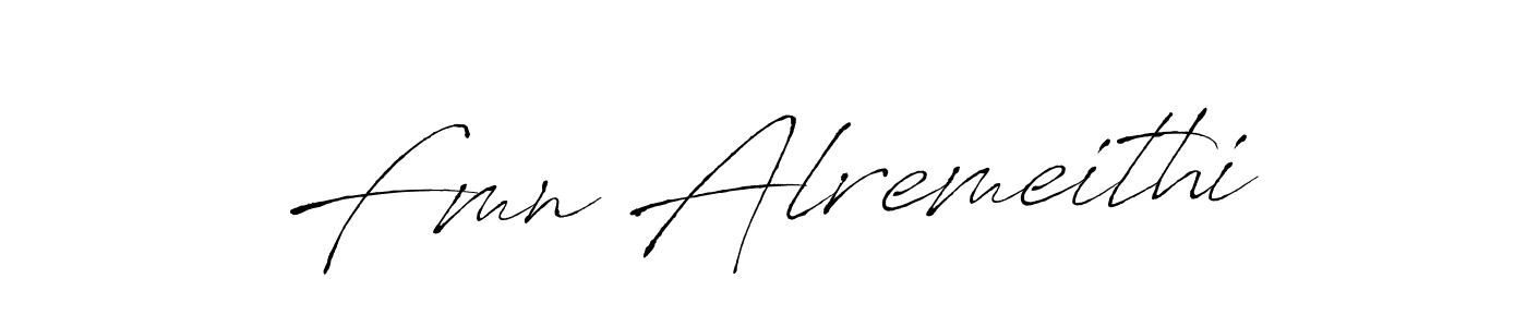 Also we have Fmn Alremeithi name is the best signature style. Create professional handwritten signature collection using Antro_Vectra autograph style. Fmn Alremeithi signature style 6 images and pictures png