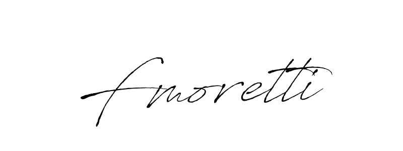 Also we have Fmoretti name is the best signature style. Create professional handwritten signature collection using Antro_Vectra autograph style. Fmoretti signature style 6 images and pictures png