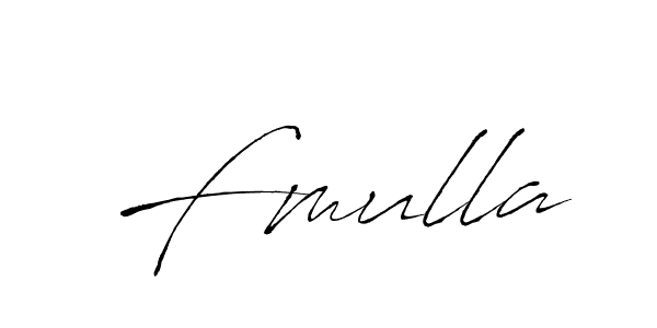 Antro_Vectra is a professional signature style that is perfect for those who want to add a touch of class to their signature. It is also a great choice for those who want to make their signature more unique. Get Fmulla name to fancy signature for free. Fmulla signature style 6 images and pictures png