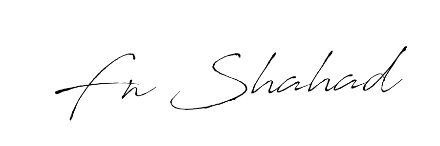 Antro_Vectra is a professional signature style that is perfect for those who want to add a touch of class to their signature. It is also a great choice for those who want to make their signature more unique. Get Fn Shahad name to fancy signature for free. Fn Shahad signature style 6 images and pictures png