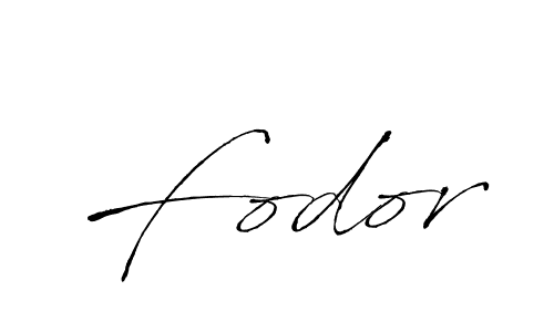 How to make Fodor signature? Antro_Vectra is a professional autograph style. Create handwritten signature for Fodor name. Fodor signature style 6 images and pictures png