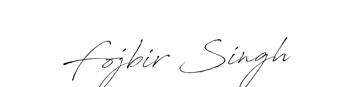 Make a beautiful signature design for name Fojbir Singh. With this signature (Antro_Vectra) style, you can create a handwritten signature for free. Fojbir Singh signature style 6 images and pictures png