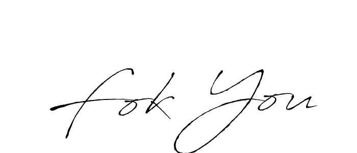 You should practise on your own different ways (Antro_Vectra) to write your name (Fok You) in signature. don't let someone else do it for you. Fok You signature style 6 images and pictures png