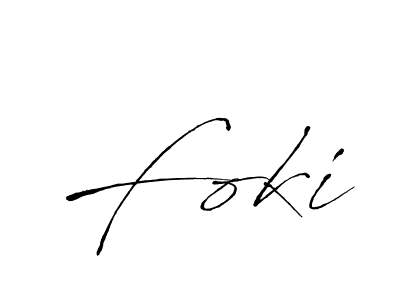 You should practise on your own different ways (Antro_Vectra) to write your name (Foki) in signature. don't let someone else do it for you. Foki signature style 6 images and pictures png