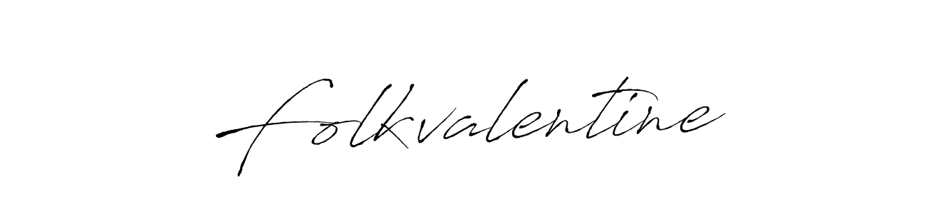 Make a beautiful signature design for name Folkvalentine. With this signature (Antro_Vectra) style, you can create a handwritten signature for free. Folkvalentine signature style 6 images and pictures png