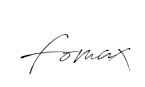 Use a signature maker to create a handwritten signature online. With this signature software, you can design (Antro_Vectra) your own signature for name Fomax. Fomax signature style 6 images and pictures png