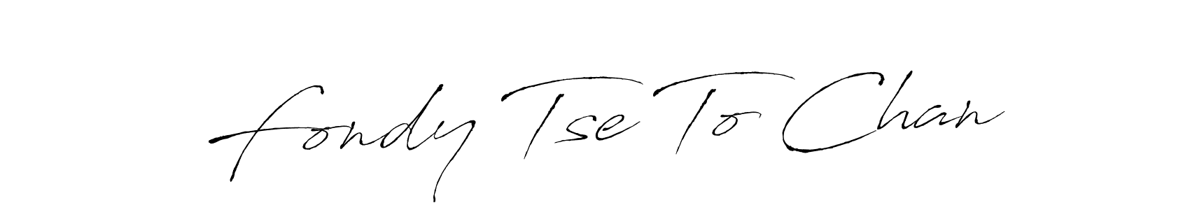 It looks lik you need a new signature style for name Fondy Tse To Chan. Design unique handwritten (Antro_Vectra) signature with our free signature maker in just a few clicks. Fondy Tse To Chan signature style 6 images and pictures png