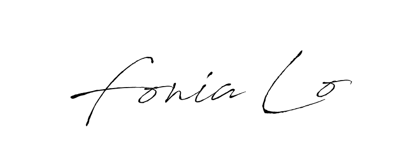 Also we have Fonia Lo name is the best signature style. Create professional handwritten signature collection using Antro_Vectra autograph style. Fonia Lo signature style 6 images and pictures png