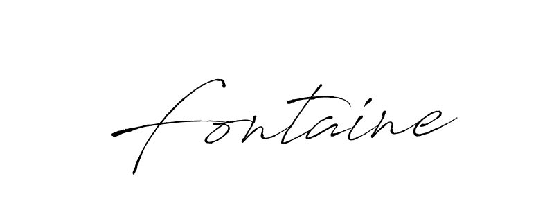 Make a beautiful signature design for name Fontaine. Use this online signature maker to create a handwritten signature for free. Fontaine signature style 6 images and pictures png