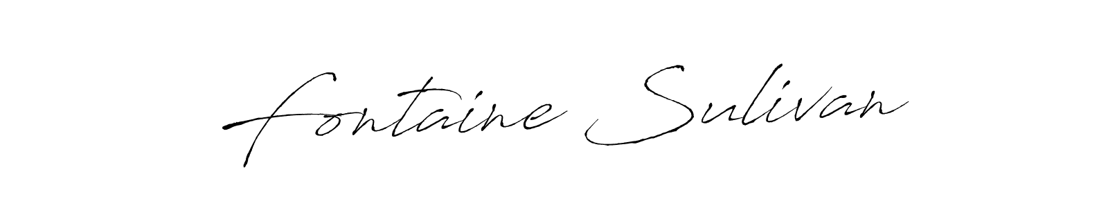 Similarly Antro_Vectra is the best handwritten signature design. Signature creator online .You can use it as an online autograph creator for name Fontaine Sulivan. Fontaine Sulivan signature style 6 images and pictures png