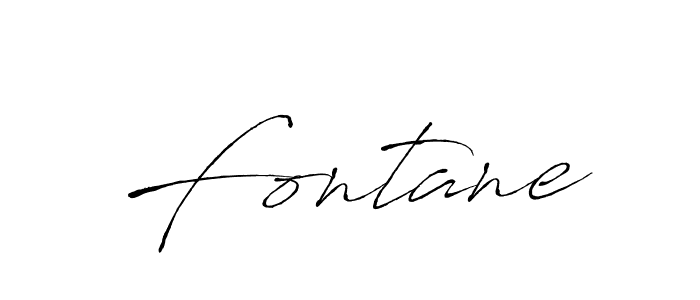 Fontane stylish signature style. Best Handwritten Sign (Antro_Vectra) for my name. Handwritten Signature Collection Ideas for my name Fontane. Fontane signature style 6 images and pictures png