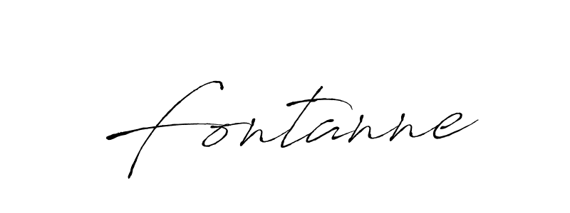 Design your own signature with our free online signature maker. With this signature software, you can create a handwritten (Antro_Vectra) signature for name Fontanne. Fontanne signature style 6 images and pictures png