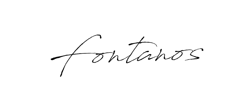 Make a beautiful signature design for name Fontanos. Use this online signature maker to create a handwritten signature for free. Fontanos signature style 6 images and pictures png