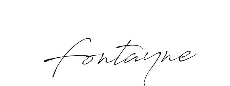 Use a signature maker to create a handwritten signature online. With this signature software, you can design (Antro_Vectra) your own signature for name Fontayne. Fontayne signature style 6 images and pictures png