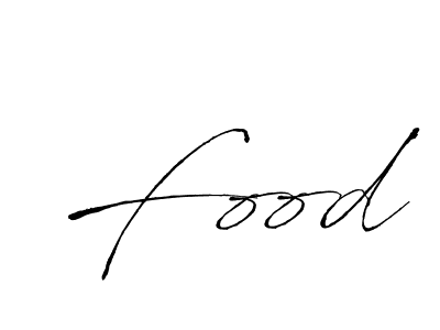 Make a beautiful signature design for name Food. With this signature (Antro_Vectra) style, you can create a handwritten signature for free. Food signature style 6 images and pictures png