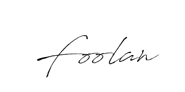 You should practise on your own different ways (Antro_Vectra) to write your name (Foolan) in signature. don't let someone else do it for you. Foolan signature style 6 images and pictures png