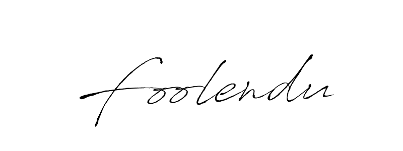 Foolendu stylish signature style. Best Handwritten Sign (Antro_Vectra) for my name. Handwritten Signature Collection Ideas for my name Foolendu. Foolendu signature style 6 images and pictures png