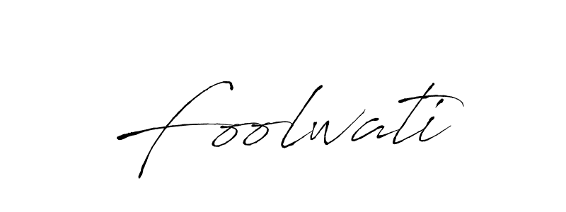 You should practise on your own different ways (Antro_Vectra) to write your name (Foolwati) in signature. don't let someone else do it for you. Foolwati signature style 6 images and pictures png