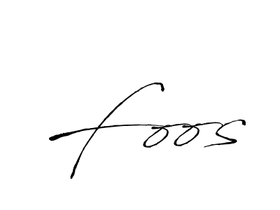 Use a signature maker to create a handwritten signature online. With this signature software, you can design (Antro_Vectra) your own signature for name Foos. Foos signature style 6 images and pictures png