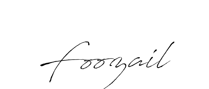 Also we have Foozail name is the best signature style. Create professional handwritten signature collection using Antro_Vectra autograph style. Foozail signature style 6 images and pictures png