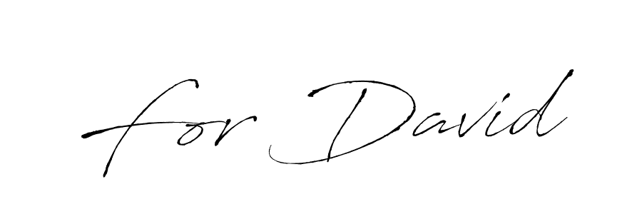 How to make For David name signature. Use Antro_Vectra style for creating short signs online. This is the latest handwritten sign. For David signature style 6 images and pictures png