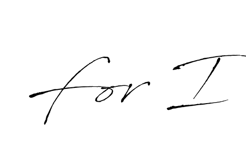 Also You can easily find your signature by using the search form. We will create For I name handwritten signature images for you free of cost using Antro_Vectra sign style. For I signature style 6 images and pictures png