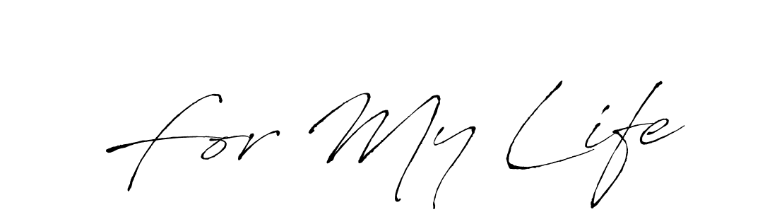 Here are the top 10 professional signature styles for the name For My Life. These are the best autograph styles you can use for your name. For My Life signature style 6 images and pictures png