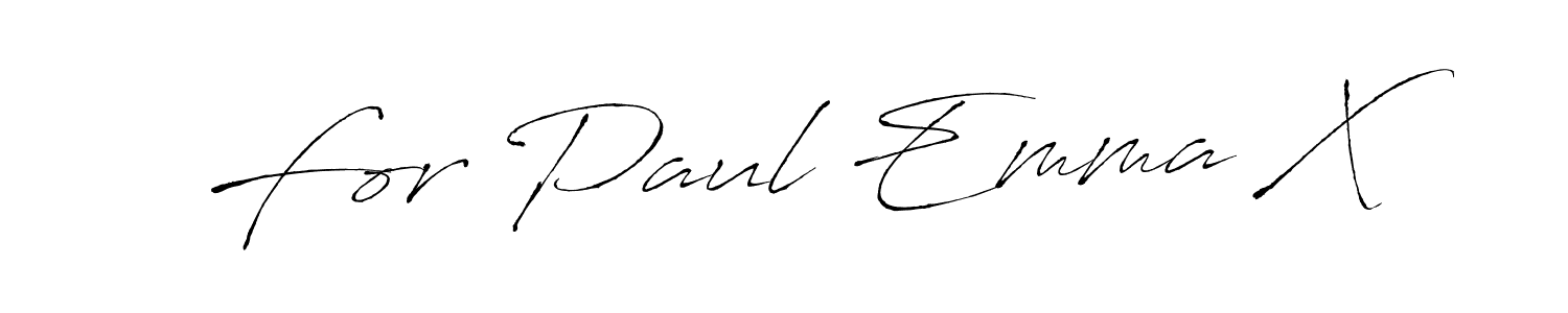 For Paul Emma X stylish signature style. Best Handwritten Sign (Antro_Vectra) for my name. Handwritten Signature Collection Ideas for my name For Paul Emma X. For Paul Emma X signature style 6 images and pictures png
