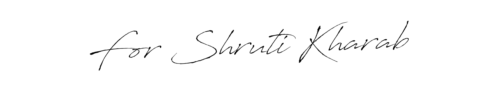 See photos of For Shruti Kharab official signature by Spectra . Check more albums & portfolios. Read reviews & check more about Antro_Vectra font. For Shruti Kharab signature style 6 images and pictures png