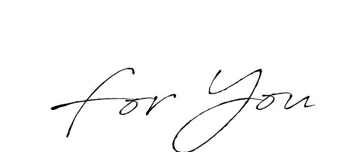 How to Draw For You signature style? Antro_Vectra is a latest design signature styles for name For You. For You signature style 6 images and pictures png