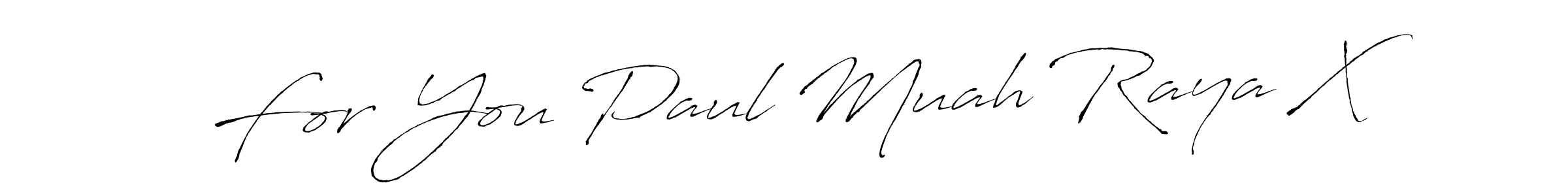 You can use this online signature creator to create a handwritten signature for the name For You Paul Muah Raya X. This is the best online autograph maker. For You Paul Muah Raya X signature style 6 images and pictures png