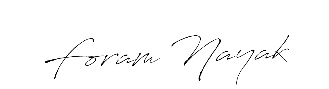 Also You can easily find your signature by using the search form. We will create Foram Nayak name handwritten signature images for you free of cost using Antro_Vectra sign style. Foram Nayak signature style 6 images and pictures png