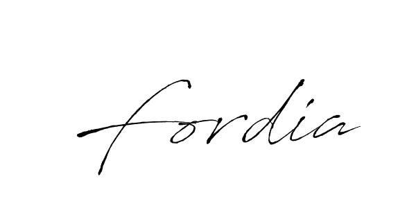 Design your own signature with our free online signature maker. With this signature software, you can create a handwritten (Antro_Vectra) signature for name Fordia. Fordia signature style 6 images and pictures png