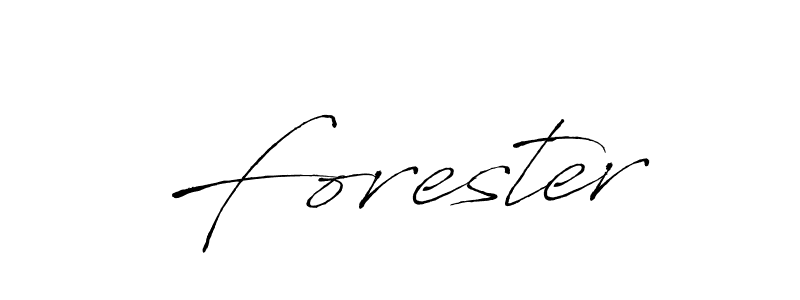 Make a beautiful signature design for name Forester. With this signature (Antro_Vectra) style, you can create a handwritten signature for free. Forester signature style 6 images and pictures png