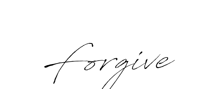 How to make Forgive signature? Antro_Vectra is a professional autograph style. Create handwritten signature for Forgive name. Forgive signature style 6 images and pictures png