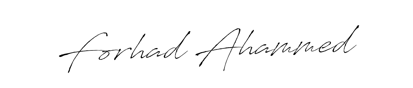 Antro_Vectra is a professional signature style that is perfect for those who want to add a touch of class to their signature. It is also a great choice for those who want to make their signature more unique. Get Forhad Ahammed name to fancy signature for free. Forhad Ahammed signature style 6 images and pictures png