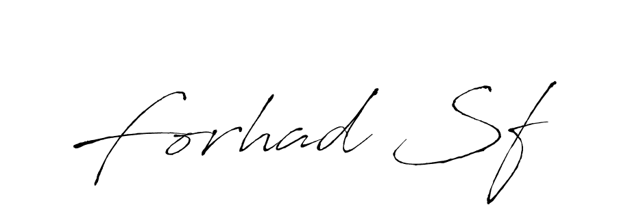 How to make Forhad Sf name signature. Use Antro_Vectra style for creating short signs online. This is the latest handwritten sign. Forhad Sf signature style 6 images and pictures png