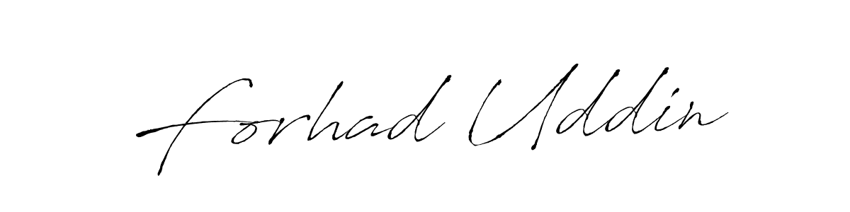 It looks lik you need a new signature style for name Forhad Uddin. Design unique handwritten (Antro_Vectra) signature with our free signature maker in just a few clicks. Forhad Uddin signature style 6 images and pictures png