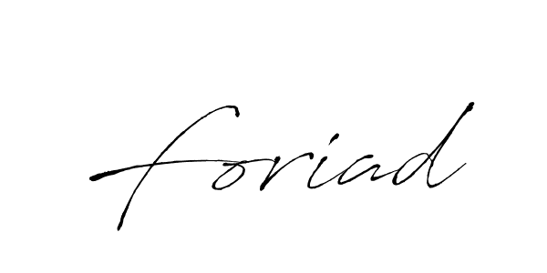 How to make Foriad name signature. Use Antro_Vectra style for creating short signs online. This is the latest handwritten sign. Foriad signature style 6 images and pictures png