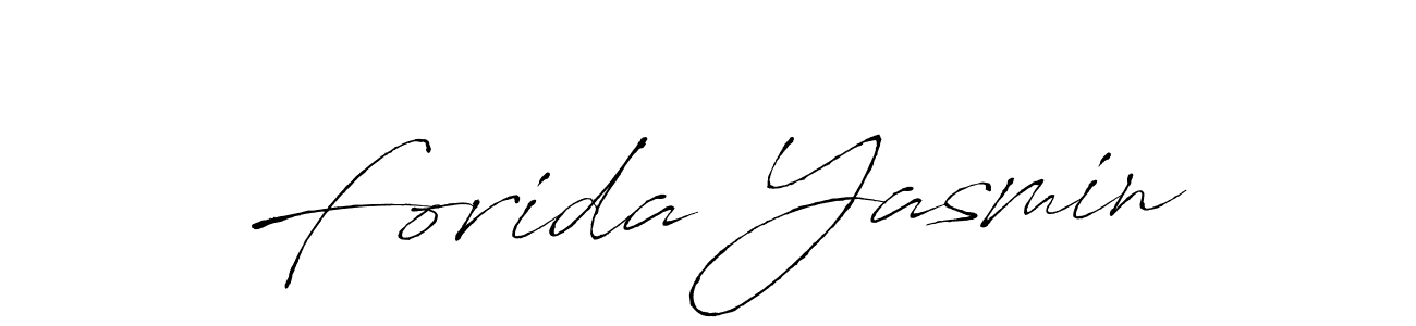 You can use this online signature creator to create a handwritten signature for the name Forida Yasmin. This is the best online autograph maker. Forida Yasmin signature style 6 images and pictures png