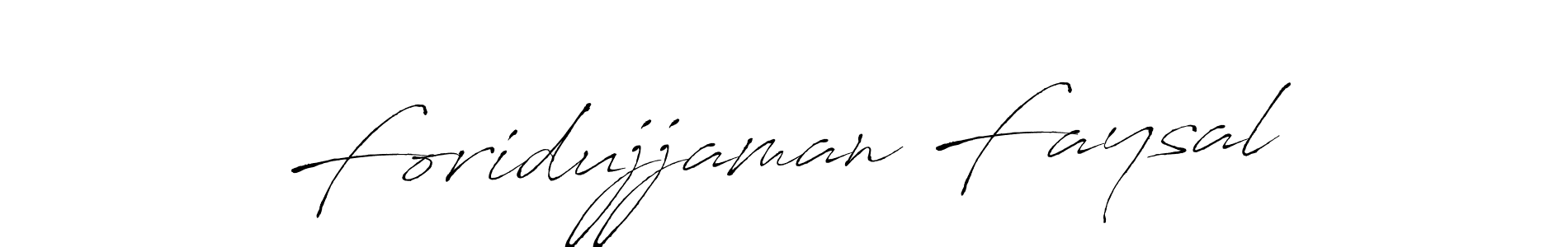 Foridujjaman Faysal stylish signature style. Best Handwritten Sign (Antro_Vectra) for my name. Handwritten Signature Collection Ideas for my name Foridujjaman Faysal. Foridujjaman Faysal signature style 6 images and pictures png